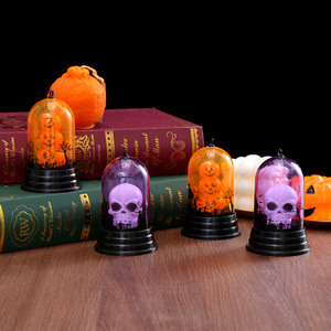 Linterna de Calabaza LED de Estilo Retro Americano, Vela Digital de Plástico Galvanizado para Pascua, Novedades para Fiestas - Product Image 4