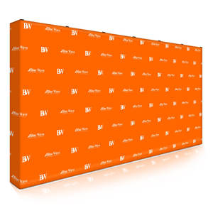 Banderas Publicitarias Extensibles de 10 pies, 20 pies y 30 pies con Logotipo Personalizado, Banderas de Exhibición para Ferias Comerciales, Soportes de Aluminio con Tela Tensada - Product Image 1