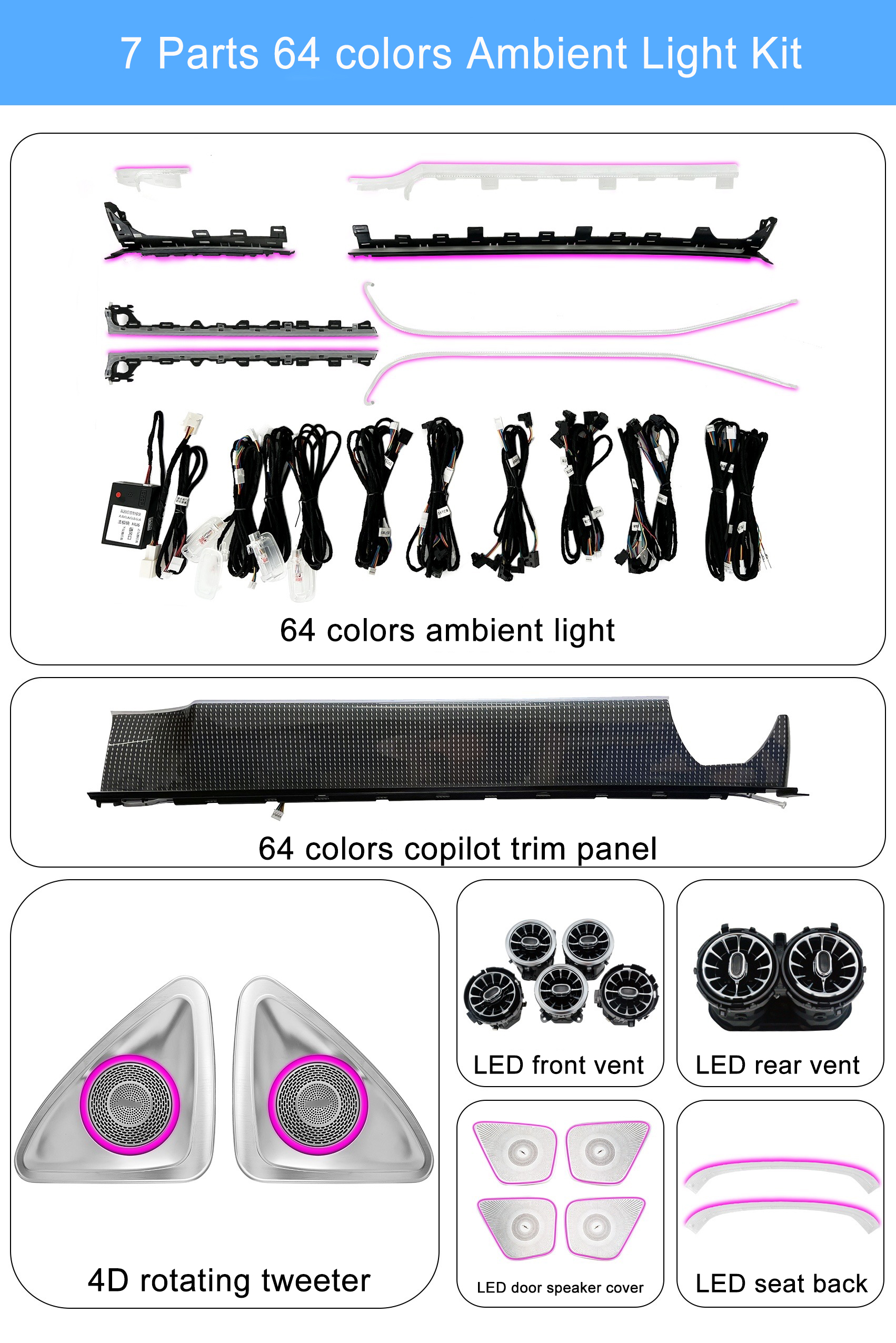 Kit de 7 pièces