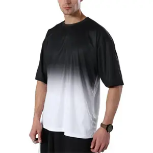 नई पुरुषों की oversized टी शर्ट आकस्मिक लघु आस्तीन दक्षिण कोरिया ढीले और आरामदायक सांस पुरुषों की टी शर्ट