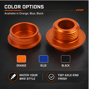 Bloc d'axe de réglage de chaîne, écrou d'axe de roue, vis avant compatibles avec <span class=keywords><strong>KTM</strong></span> EXC XCW, Husqvarna TE FE, Gasgas EC - Accessoires - Product Image 3