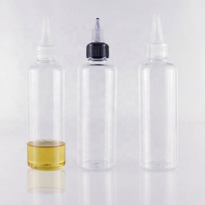 Empty Hair Oil Applicator/Sauce/pigment PET Plastic Bottle Squeeze Bottle Cap With Twist Lid <b>Long</b> <b>Nose</b> Pointed Plastic Cap - Product Image 3