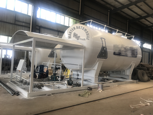 Durable 100cbm 100m ³ 100000 litros 50 toneladas LPG Máquina <span class=keywords><strong>de</strong></span> llenado <span class=keywords><strong>de</strong></span> gas Tanque <span class=keywords><strong>de</strong></span> almacenamiento Estación <span class=keywords><strong>de</strong></span> deslizamiento Recipientes a presión seguros con cilindro - Product Image 2