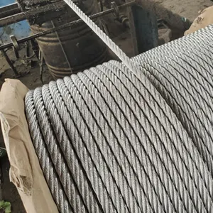 Fornitori di funi metalliche in acciaio zincato/non zincato cavo in acciaio