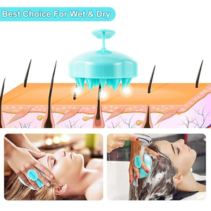 แปรงหวีผม Easy Hold Professional สำหรับผู้หญิง ผมหยิก ผมตรง หวีสำหรับร้านเสริมสวย นวดหนังศีรษะ - Product Image 5