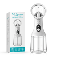 Coffret Cadeau Deluxe Nettoyeur d'Oreilles Électrique Professionnel Kit d'Irrigation Auriculaire Automatique avec 4 Modes de Nettoyage Étanche IPX7