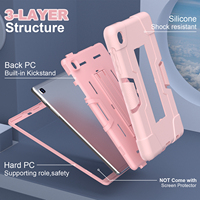 Étui robuste en silicone et PC écologique pour Samsung Tab A7 Lite 8.7 2021 avec béquille, protection renforcée OEM ODM
