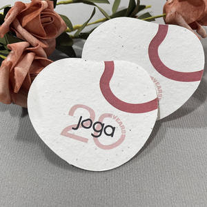 Çevre dostu Plantable biyobozunur kalıp kesim şekiller kağıt kartları toptan el yapımı tohumlar kağıt kartları özel Logo baskı - Product Image 5