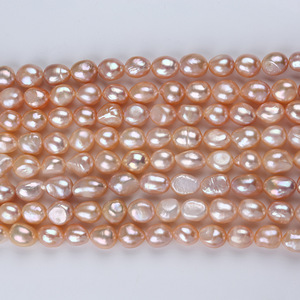 Zhuji Wholesale Natural Freshwater <b>Pearl</b> String 10-11mm Two Sided Light Straight Hole Handmade Baroque DIY Material <b>Loose</b> <b>Pearls</b> - Product Image 4