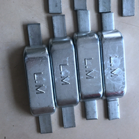Usine bonne qualité 99.99% Pipeline prévention de la rouille coulée Anode de zinc prix magnésium aluminium alliage de zinc anode sacrificielle