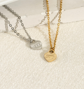 Collana pendente a forma di cuore numero ciondolo incisione spazi vuoti con nome personalizzato collana regali <span class=keywords><strong>per</strong></span> la festa della mamma <span class=keywords><strong>per</strong></span> gli amici - Product Image 2