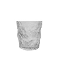 Tasse cadeau japonaise en verre à motif d'arbre simple haut niveau d'apparence créative verre à eau givré transparent à motif d'arbre