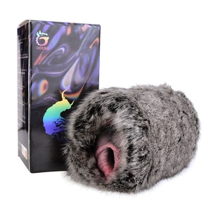Masturbador Masculino de Doble Canal GEEBA, Estimulador Peludo con Forma de Vagina y Ano de Perro, para Masturbar el Pene, Juguetes Sexuales de Bolsillo para Hombres - Product Image 6