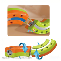 Juego de Pistas Magnéticas EPT para Monorraíl, Bloques de Construcción STEM, Tren de Levitación Magnética Colorido, Azulejos Magnéticos para Niños