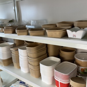 Bol en papier enduit de PE de qualité alimentaire, double face enduite de PE, résistant à l'huile, poids personnalisé, OEM ODM pour la vente en gros aux usines de restauration rapide à emporter - Product Image 6
