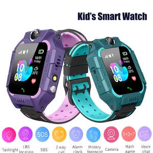 1.44 ''écran tactile couleur téléphone intelligent enfants LBS suivi avec Gps montre intelligente Con puce CYX étanche Q19 enfants montre intelligente