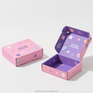 Scatole Rigide in Cartone Ondulato Riciclato Personalizzate all'Ingrosso con Chiusura Magnetica e Design Goffrato per Calzini e Prodotti Alimentari - Product Image 1