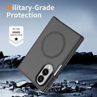 Coque de téléphone OEM mate pour 18 Fold, protection intégrale avec charnière, antichoc, en PC rigide, compatible avec la charge sans fil