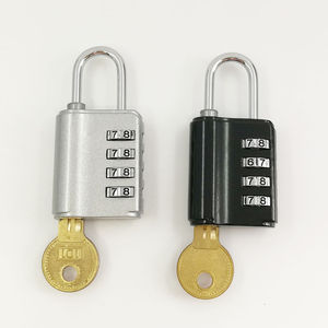 <span class=keywords><strong>Cadenas</strong></span> à combinaison à <span class=keywords><strong>4</strong></span> <span class=keywords><strong>chiffres</strong></span> avec clé principale - Product Image 3