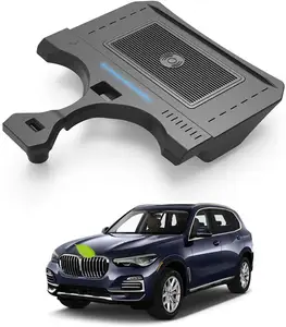 Ovovvs汽车配件汽车无线充电器安装QC 3.0快速充电适用于BMW X5 2018-2020 X6 2019-2020适合iPhone三星