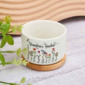 15oz sublimación blanco espacios en blanco tarros de cerámica de encargo de la vela con la tapa de Bambú - Product Image 4