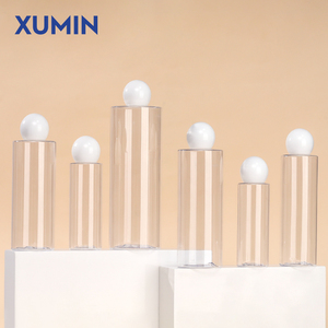 Chai nhựa chất lượng cao với nắp hình quả bóng chai kem dưỡng da thú cưng mờ màu trắng với nắp vặn 100ml <span class=keywords><strong>200ml</strong></span> <span class=keywords><strong>300ml</strong></span> - Product Image 5