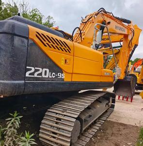 Corée du Sud 22 tonnes Hyundai R220LC-9S Excavator d'occasion 220 Excavator Prix compétitif Moteur Boîte de vitesses Pompe à engrenages - Product Image 1
