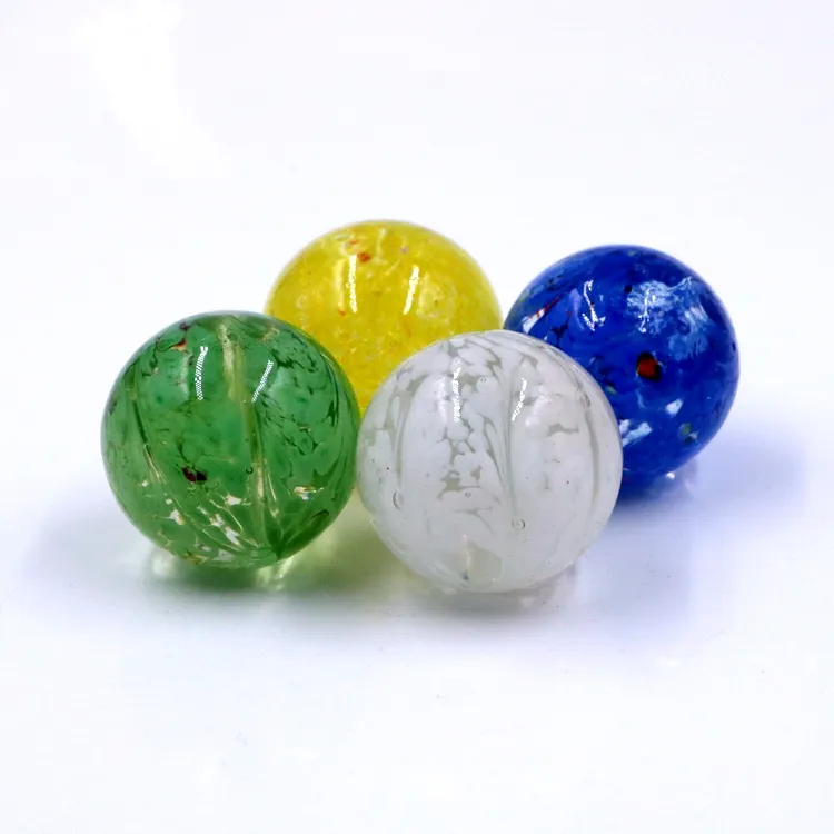 Boules jouets, boules de verre de Murano, pièces, 25mm