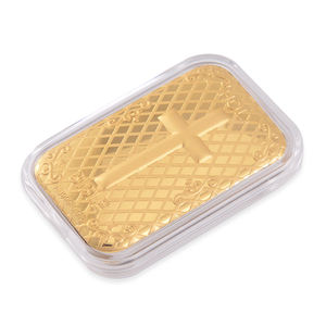 แผ่นทองลายนูนพระคัมภีร์ศักดิ์สิทธิ์31x45.5มม. สีทอง10มก. - Product Image 2