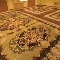 Tapis Axminster en laine personnalisé Tapis d'hôtel pour salon et salle à manger Tapis Broadloom pour musulman