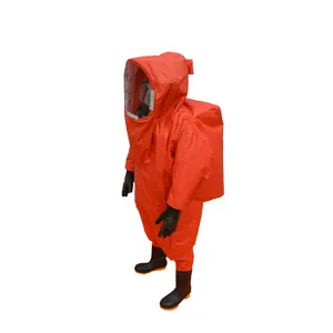 אדום צבע עבודה פיירמן גומי אנטי כימי חליפת כימי עמיד בגדי מחיר