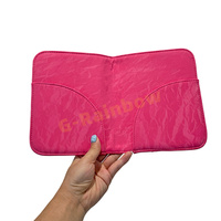 Porte-cartes de règles de Mahjong en cuir végétalien de taille standard, grand format, avec étui de protection pour cartes de scores