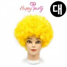 "Perruque de cheveux humains Yellow Happy Party Jumbo Disco Ware" - Product Image 1