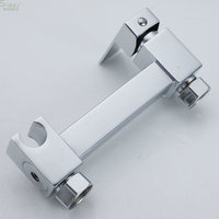 Ensemble de robinetterie de bidet musulman carré portatif avec douchette pulvérisatrice, jet pluie, pour salle de bain et toilettes, avec fonction d'ablation et mitigeur