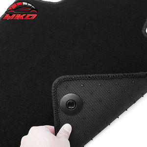 Tapis de sol pour Kia K5 Optima 21-25, 4 pièces, tapis antidérapants avant et arrière pour voiture, velours noir - Product Image 6