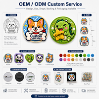 Broches en chenille personnalisées OEM, badges de dessins animés et d'anime, patchs de créateur en fer blanc, broches animales, pour la décoration de vêtements et de sacs à dos, vente en gros