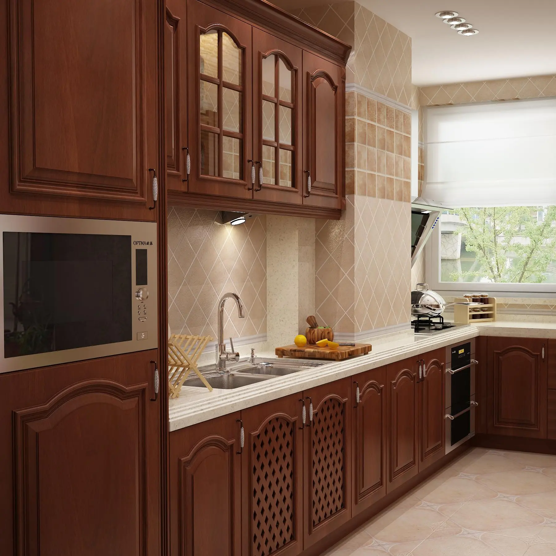 China High Quality Custom Modern Luxury  Kitchen Cabinet Designs