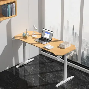 1.2m 1.4m 1.6m人体工程学可调办公桌书桌家具可调高度站立电动工作站书桌