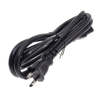 Rallonge universelle à 2 broches polarisées mâle vers IEC C17 femelle, câble d'alimentation de remplacement de 1.8m pour Sony PS4 Pro Xbox One, etc.