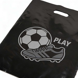 Sacs en plastique découpés sur mesure avec logo et poignée longue pour magasins de vêtements et boutiques – Vente en gros - Product Image 5
