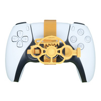Volant de Course de Jeu Mini Honcam pour Manette PS5 Playstation 5 Slim, Accessoires de Jeu de Conduite