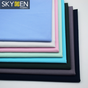 Skygen muestra gratis de color sólido de tejido liso de poliéster 65, 35 tela de algodón - Product Image 1