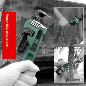 Clé à tuyau métrique en acier au carbone robuste <span class=keywords><strong>de</strong></span> haute qualité avec support OEM pour plombiers - Product Image 1