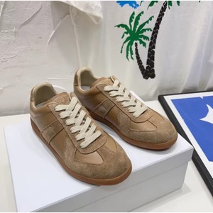 Chaussures Homme Haut de Gamme de Marque Designer Rétro Allemandes en Cuir et Toile Patchwork à Semelle Souple Légère à Bout Pointu et Lacées Style Pieds Nus - Product Image 4