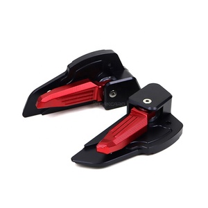 DANCARO moto poggiapiedi pedale pedale in lega di alluminio CNC posteriore passeggero pedana per <span class=keywords><strong>VESPA</strong></span> PRIMAVERA/SPRINT 2013-2021 - Product Image 3