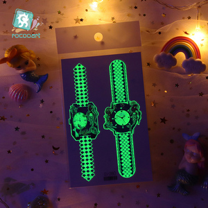 เด็กเรืองแสงในที่มืดรอยสักการ์ตูนสไตล์ผสม,รอยสักปลอมเรืองแสงสติกเกอร์รอย<span class=keywords><strong>สัก</strong></span><span class=keywords><strong>นาฬิกา</strong></span>ร่างกายสำหรับเด็ก - Product Image 2