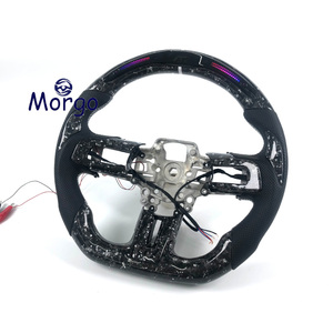 Volante Deportivo Personalizado de Fibra de Carbono y Cuero para <span class=keywords><strong>Mustang</strong></span> 2015-2021 GT <span class=keywords><strong>Shelby</strong></span> - Product Image 5