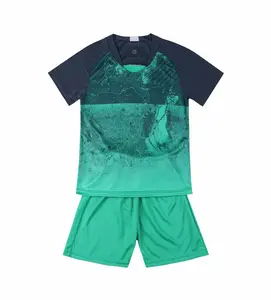 Camiseta de fútbol de secado rápido personalizada por sublimación 2023-2024 para ropa de fútbol de equipo para niños en edad escolar