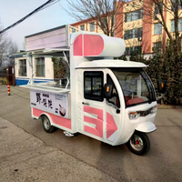 Tricycle électrique pour la vente de nourriture avec un design spacieux, idéal pour les services de restauration mobile et de livraison de repas