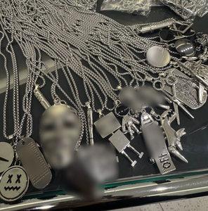 Collar de Acero de Titanio con Diseños Variados, Estilo Hip-hop, para Baile Urbano, Collar Personalizado, <span class=keywords><strong>Cadena</strong></span> Versátil para Suéter, Accesorios de Ropa - Product Image 2